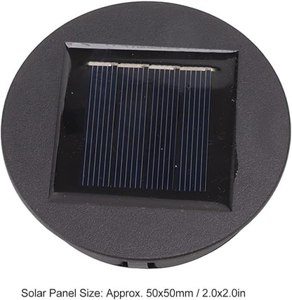 JEOZBM Solar Pathway Lights Decorative, Outdoor LED Solar Powered Landscape Lights, Metal Hollow Design Garden Lights for Lawn Patio Backyard