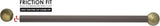 Solus SCA-335BZ-4PK 15" Aluminum Cross Arm Ladder Rest for Outdoor Lamp Posts and Poles, Easy to Mount, Maintenance | Lumora