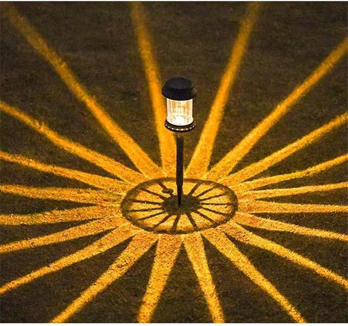 4 Pack Solar Pathway Lights Outdoor Pathway LED Solar Light IP65 Waterproof Landscape Lighting for Patio Driveway Decor (Warm White)