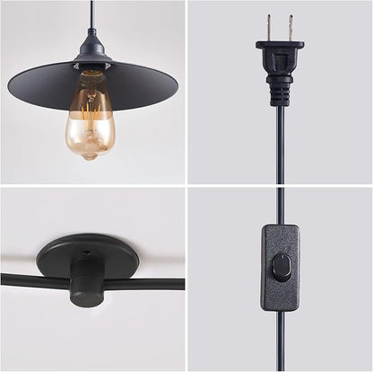 Hanging Lamp with Plug in Cord Outdoor Lamps for Patio Waterproof Pendant Light with Plug Outdoor Lamps for Patio Waterproof Hanging Pendant Light with Plug in Cord MA6006