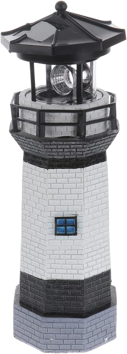LEDMOMO Solar Powered Lighthouse,Garden Lights,Outdoor Patio Yard Garden Lawn Decoration (Random Color)