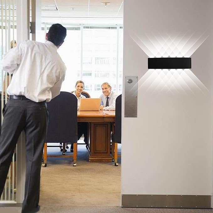 Kawell 12W Waterproof Modern Wall Light LED Wall Lamp Aluminum LED Wall Sconce Up Down Indoor Outdoor for Bedroom | Lumora
