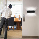 Kawell 12W Waterproof Modern Wall Light LED Wall Lamp Aluminum LED Wall Sconce Up Down Indoor Outdoor for Bedroom | Lumora
