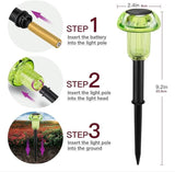 St Patricks Day Solar Pathway Lights Outdoor Decorative 4 Pack, Green LED Mushroom Solar Lights Outdoor Waterproof | Lumora
