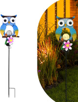 Animal Modeling Design Garden Decor Solar Lights Owl Lawn Light, for Yard Outdoor Decorations Ground Inserted | Lumora
