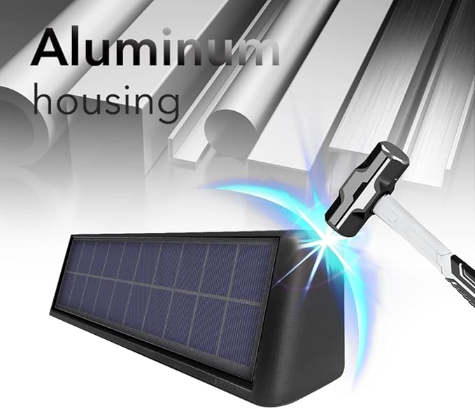 Solar Lights Outdoor Waterproof Dusk to Dawn Aluminum Sconce Sunset Up and Down for Wall, Yard, Garden, Fence | Lumora