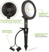hykolity Low Voltage LED Landscape Wall Wash Light, 7.4W 430LM 12V-24V Wired Outdoor LED Spotlight, 50 Watt | Lumora