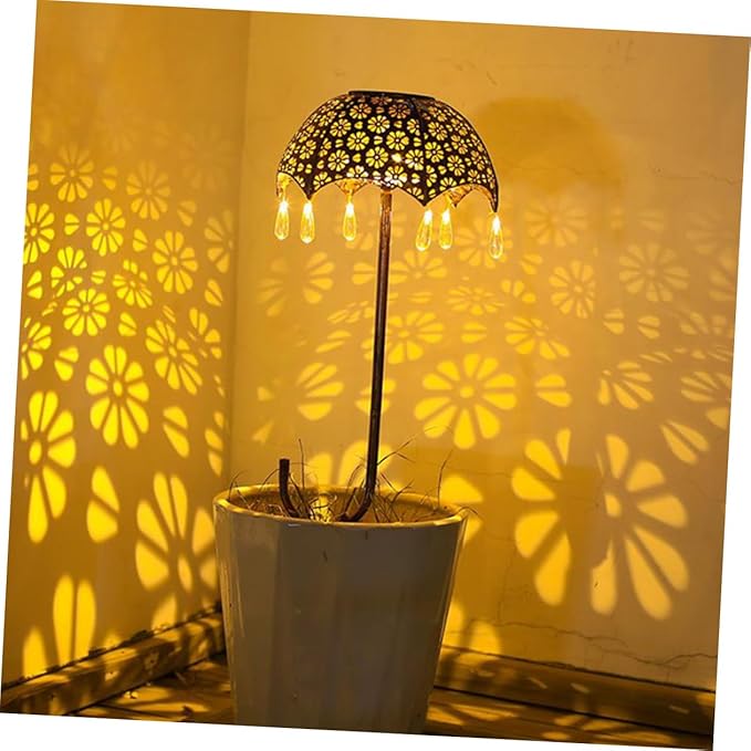 Led Solar Light Umbrella Design Garden Landscape Lamp Solar Pathway Light Rainproof Outdoor