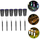 UPKOCH 6pcs Solar Pathway Stake Lights Outdoor Garden Lamp Warm Lighting for Driveway Lawn and Patio Decor | Lumora