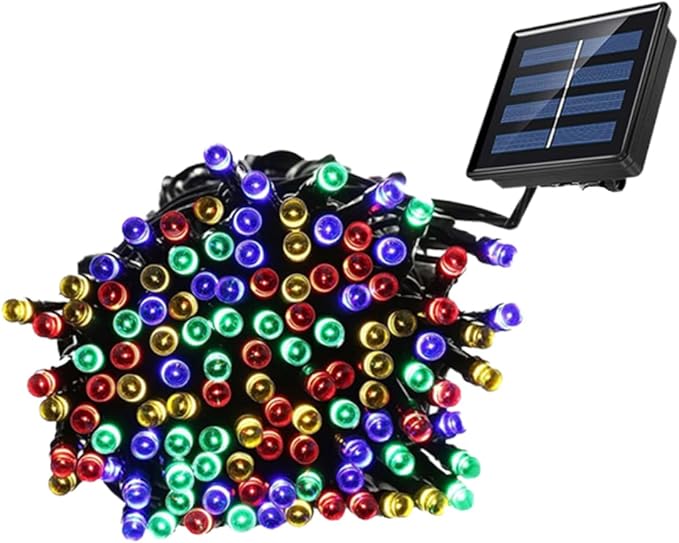 balacoo 1pc String Waterproof Led Light String Solar Lights Outdoor Waterproof Garden Tree Decoration