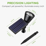 InnoGear Solar Lights Outdoor Waterproof Solar Garden Light for Outside Yard Landscape Lighting Pathway Spot Lights | Lumora