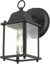 Livex Lighting 7506-14 Frontenac Traditional 1-Light Outdoor Wall Lantern with Clear Beveled Glass Shades, 8" x | Lumora