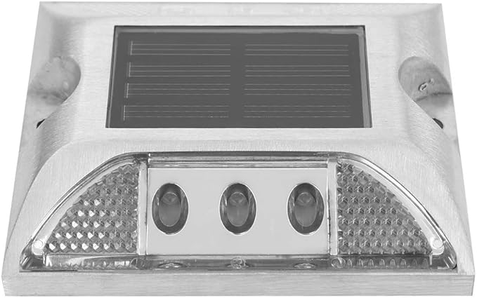 Walfront LED Ground Light Solar Deck Lights for Driveway Pathway Garden, Cast Aluminum Outdoor Light with 1000m | Lumora