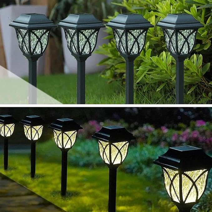 Solar Garden Lights, 6 Pack LED Outdoor Waterproof Lawn Lights, Landscape Lighting for Garden, Landscape, Path | Lumora