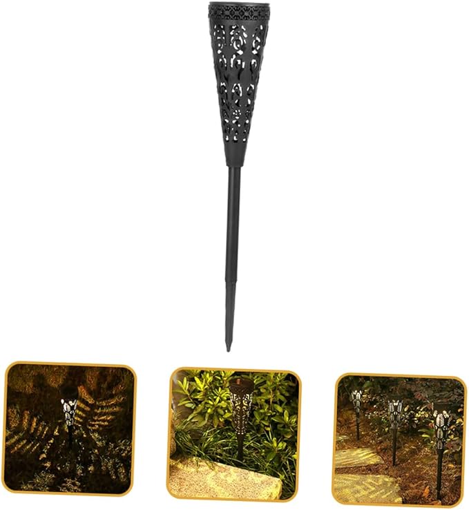 Kisangel 4pcs Solar Pathway Lights Outdoor Garden Lawn LED Solar Powered Waterproof Yard Patio Landscape Lighting | Lumora