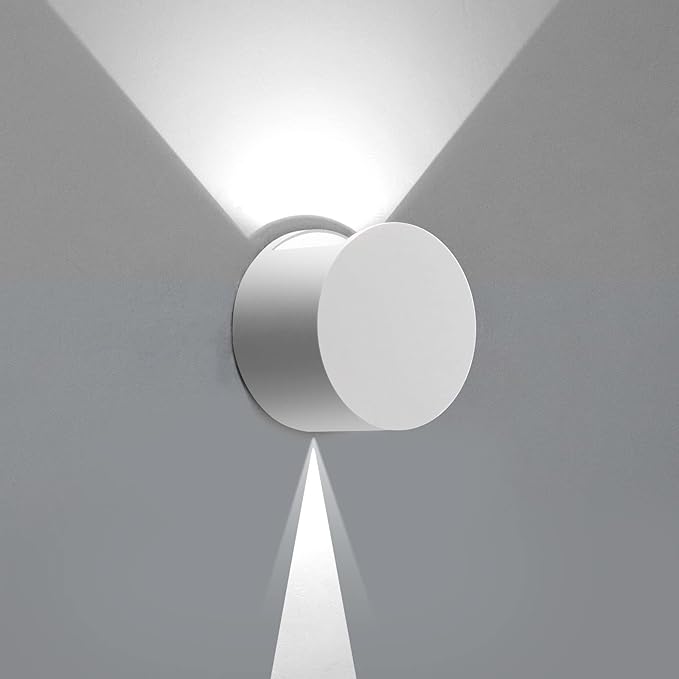 Kawell 8W Modern LED Wall Sconce Light Up Down Waterproof Outdoor Wall Lamp Indoor Hardwired for Bedroom Bathroom | Lumora