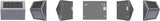 XLUX Solar Lights for Steps Decks Pathway Yard Stairs Fences, LED lamp, Outdoor Waterproof, Warm Light, 2 Pack | Lumora