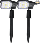 Solar Spot Lights, IP65 Waterproof 40 LEDs Landscape Spotlights,USB & Solar Powered Wall Lights Dark Sensing Auto | Lumora