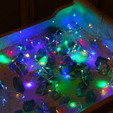 2 Pack Solar Powered Fairy String Lights Outdoor Waterproof 8 Modes Twinkle Christmas Decorations Lights, Each | Lumora