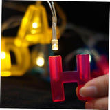 Unomor 1set Led String Lights Letter Style Birthday Lamp String for Home Party Decorations Warm Festival Lights for | Lumora
