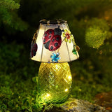 Ladybug Solar Garden Lights Outdoor Decor - Waterproof Tabletop Solar Lamp - Cordless Table Lamps for Garden Patio | Lumora