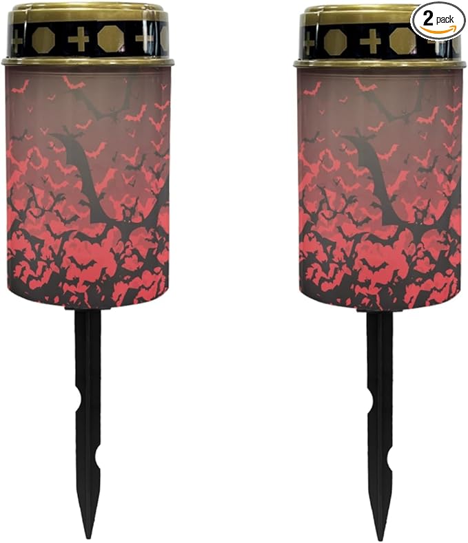 Halloween Dead Branches Solar Lights Outdoor Waterproof Halloween Pathway Lights Garden Lantern for Yard Patio Walkway Halloween Decor Solar Lights Wall Light Auto On/Off