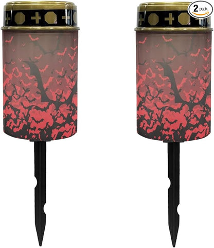 Halloween Dead Branches Solar Lights Outdoor Waterproof Halloween Pathway Lights Garden Lantern for Yard Patio Walkway Halloween Decor Solar Lights Wall Light Auto On/Off