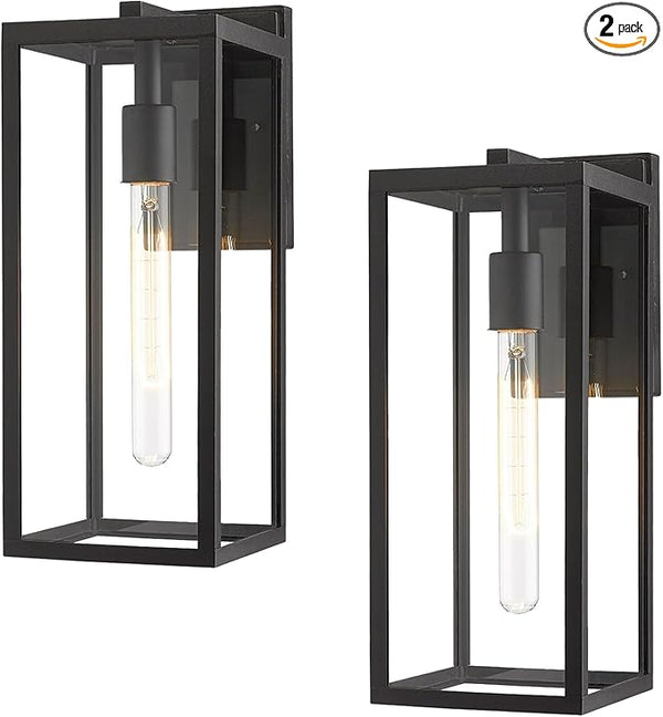 Bestshared Outdoor Wall Lantern, Anti-Rust Exterior Wall Sconce Light Fixtures, Front Door Mount Light, Outdoor | Lumora