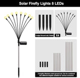 Firefly Lights Solar Outdoor, 8 Modes 800mAh Swaying Solar Firefly Garden Lights Stakes Outdoor Waterproof for | Lumora