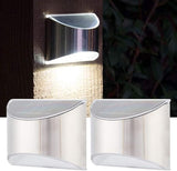 Restokki Solar Deck Lights, Solar Lights for Fence, Stainless Steel Solar Fence Security - Outdoor Path Light | Lumora
