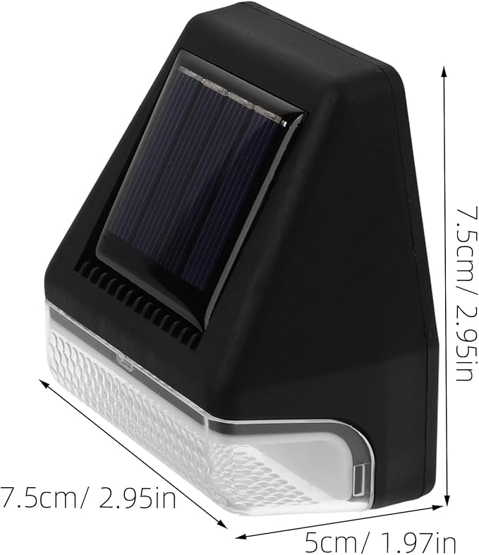 1pc Waterproof LED Solar Wall Lamp for Courtyard and Garden, Solar Lights for Outdoor, Stair Lights Garden Step for | Lumora