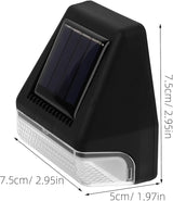 1pc Waterproof LED Solar Wall Lamp for Courtyard and Garden, Solar Lights for Outdoor, Stair Lights Garden Step for | Lumora