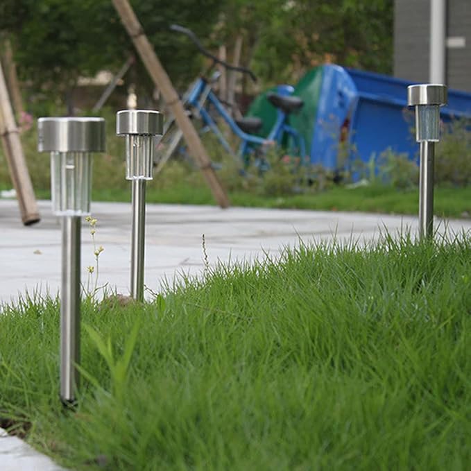 Solar Lights Outdoor 10 Pack Solar Pathway Lights Outdoor Waterproof LED Solar Powered Outdoor Lights Solar Garden Lights for Pathway Walkway Yard