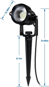 12W Landscape Lights Low Voltage LED Landscape Lighting Spotlight Waterproof Garden Pathway Christmas Decorative | Lumora