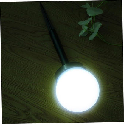 2pcs Solar Lawn Lights Warm Waterproof Ground Plug Landscape Path Lights for Outdoor Garden and Courtyard Decoration