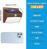 Peasur 16 Packs Solar Outdoor Lights Motion Sensor Solar Security Light Waterproof with 3 Lighting Modes Solar | Lumora