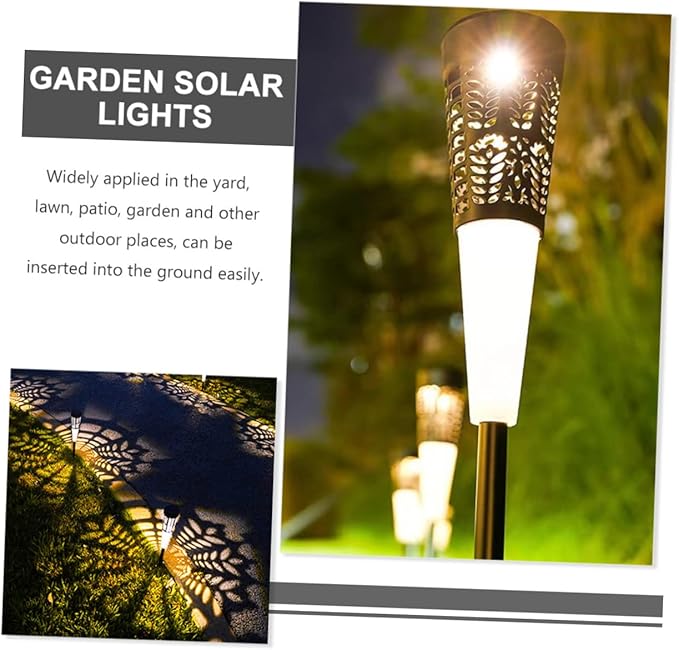 BESPORTBLE 6pcs Solar Garden Pathway Stake Light Outdoor Decorative Lamp Warm Lighting for Patio and Landscape | Lumora