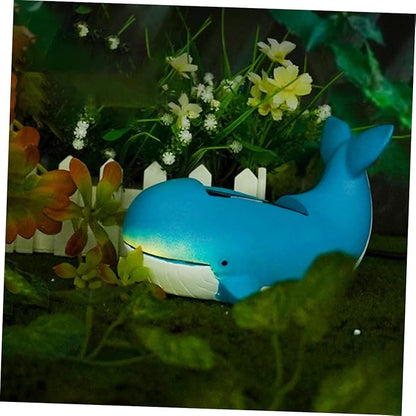 Happyyami Solar Pathway Lights Resin Craft Ornament Led Animal Lamp Patio Decor