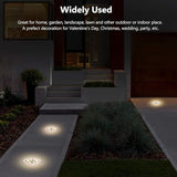 Aogist Solar Ground Lights, LED Garden Disk Lights In-Ground Outdoor Landscape Lighting for Lawn Patio Pathway Yard | Lumora