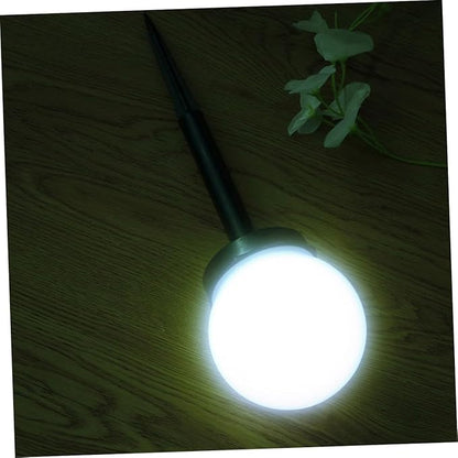 4pcs Solar Lawn Lamps Ground Plug Lights Waterproof Outdoor Garden Courtyard Landscape Path Lighting Warm White for Yard Decor