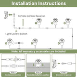 LOHAS Dusk to Dawn Low Voltage Landscape Lighting Warm White + RGB Modes, 6 Pack IP65 Outdoor In Ground Lights with | Lumora