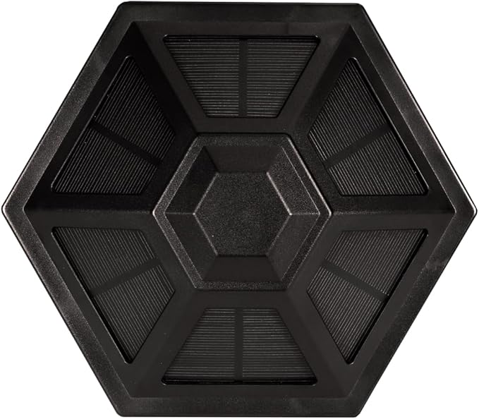 Solar Path Light (Black) for Outdoor Lighting on Walkway, Garden, Patio or Driveway