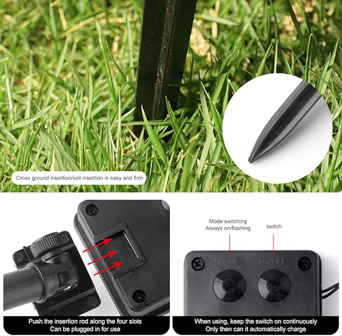 5pack Solar Halloween Skull Lights Decorations Outdoor, Waterproof Skull Solar Pathway Lights, Solar Halloween Garden Lights Scary Skeleton LED Lights for Patio Lawn Yard Garden (C)