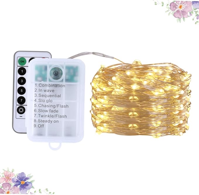 Remote Led Star String Lights with USB Charging Led Fairy Lights for Home Garden and Party Decoration Warm White