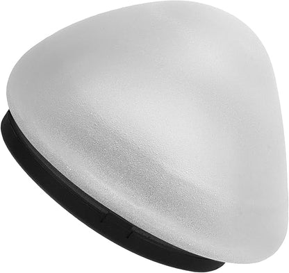 DOITOOL Solar Pebble Ground Light Outdoor Solar Garden Lamp with White Light Weatherproof Decorative Lighting for Pathways Flower Beds and Ambiance Intelligent