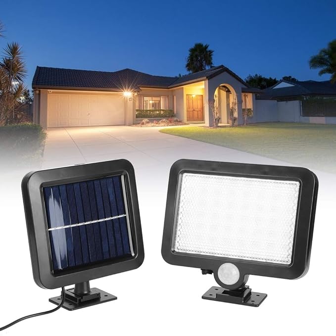 56LED Multifunctional Solar Energy Light Large Capacity Split Solar Light Home Lighting for Landscape Patio Walkway Yard Driveway Garden Courtyard Pathway
