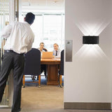 Kawell 6W Waterproof Modern Wall Sconces LED Wall Light Up Down Aluminum Wall Lamp LED Indoor Outdoor for Bathroom | Lumora