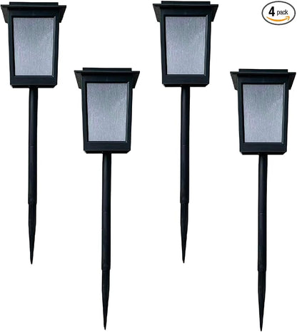 4Pack Solar Pathway Sparkling Lights Outdoor