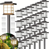 6/12/24 Solar Outdoor Light, 700mA Solar Path Light, IP5510-Hour Long-Lasting LED Landscape Lighting, Suitable for | Lumora