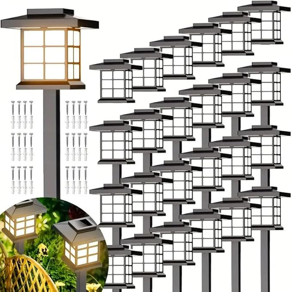 6/12/24 Solar Outdoor Light, 700mA Solar Path Light, IP5510-Hour Long-Lasting LED Landscape Lighting, Suitable for | Lumora
